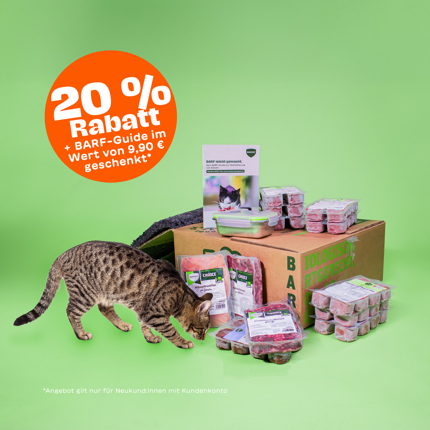BARFER'S COMPLETE - BARFER’S Probierpaket Würfel für Katzen