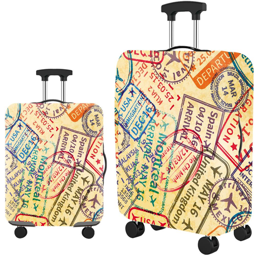 Reisegepäckhüllen für Koffer, Kofferhülle Gepäckschutz, Staubdicht, Langlebig, Elastisch, Passend für 18-32 Zoll Gepäck XL(29-32inch suitcase) blau
