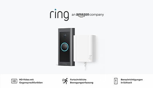 Ring Video- Türklingel mit Kamera, 1080p-HD-Video inkl. Nachtsicht