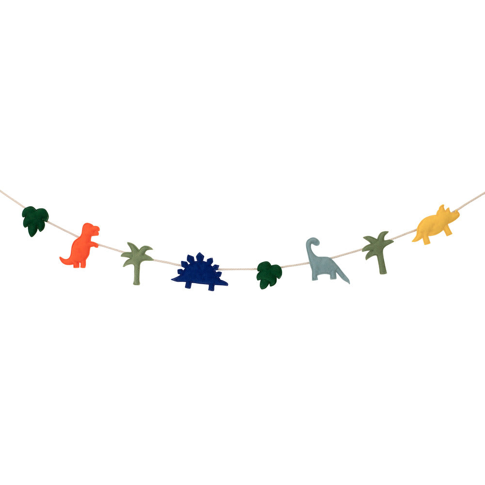 Stoffgirlande Dinosaurier
