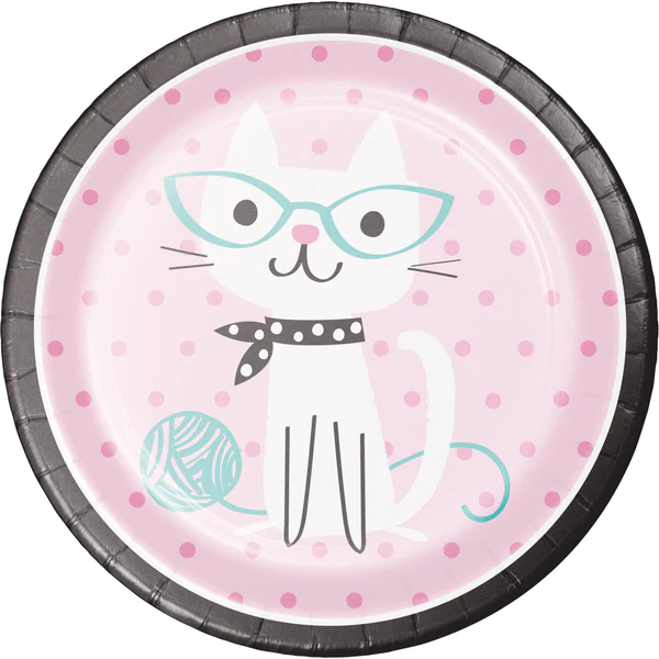 Purrfect Party Pappteller