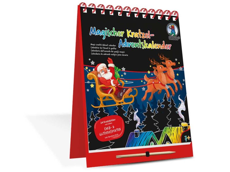 URSUS Magischer Kratzel-Adventskalender