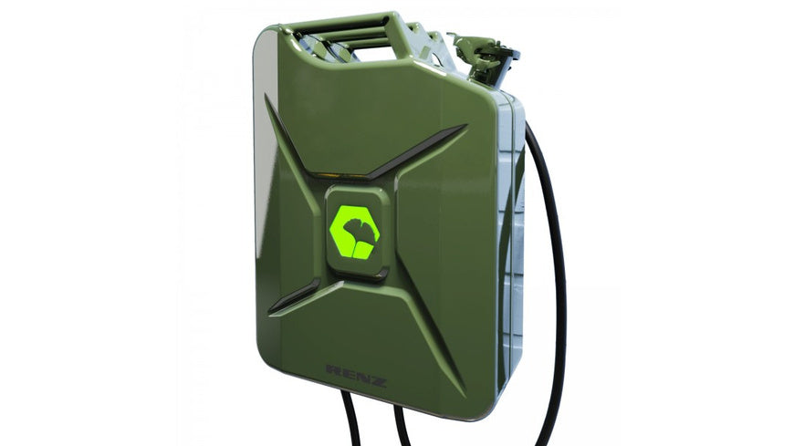 Renz Wallbox POWER2CAR FUEL schwarz, 3,7 - 11 kW, 5-m-Kabel, förderfähig