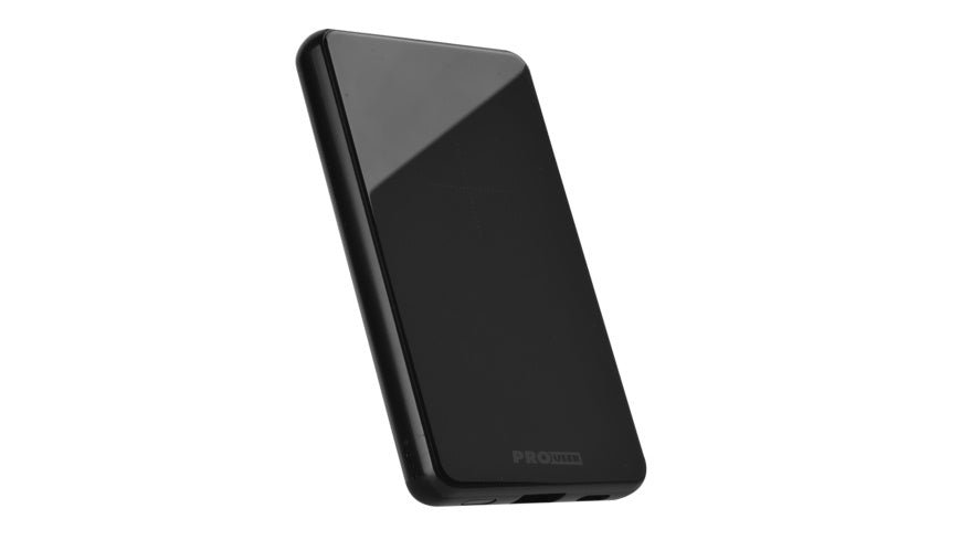 ProUser magnetische Qi-Powerbank mit 5.000 mAh, 18 W Ladeleistung, 5 W Wireless