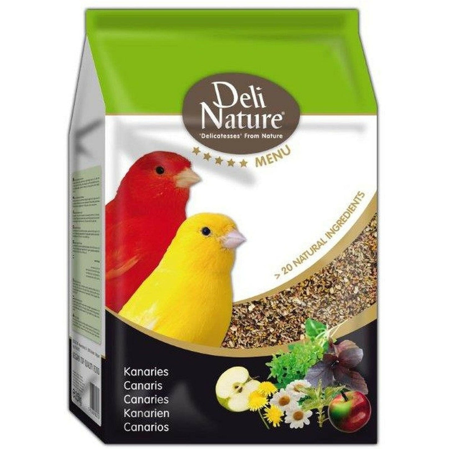 Beduco Deli Nature Vögel 5*-Menü KANARIEN