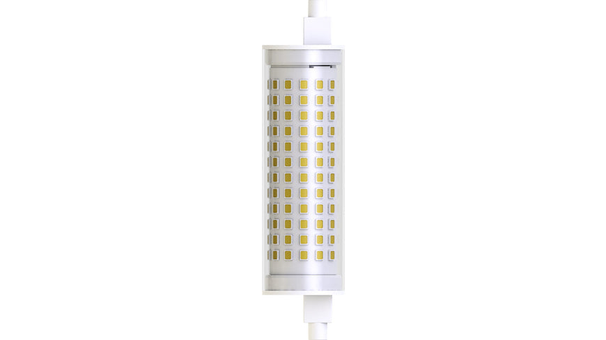 Blulaxa 19-W-LED-Lampe, R7s, 2452 lm, warmweiß, 2700 K, 129 lm/W, versetzter Sockel, Ø 28 mm