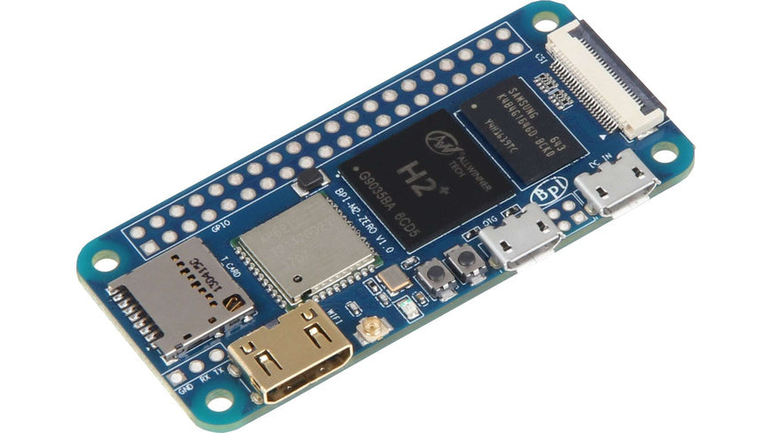 JOY-iT Banana Pi M2 Zero, 1,2 GHz Quad Core, 512 MB DDR3, WiFi + Bluetooth