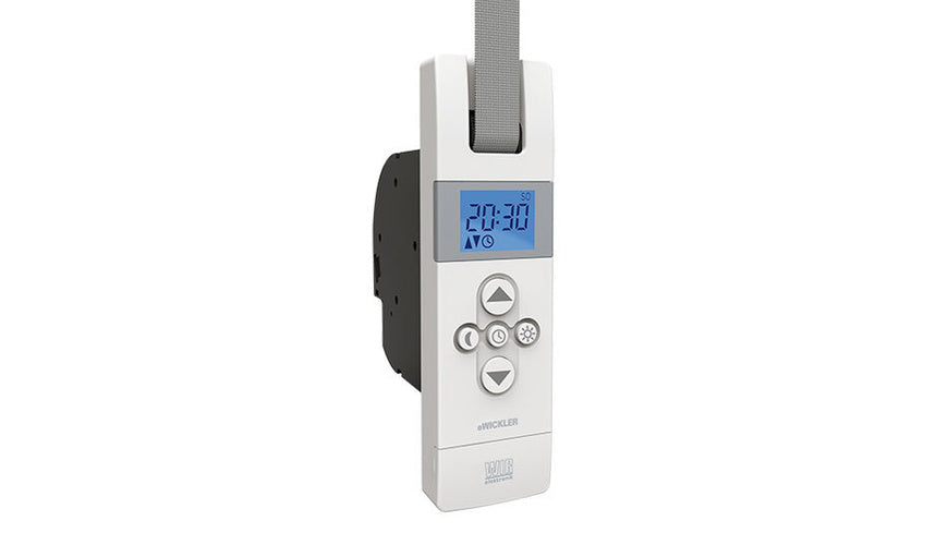 WIR elektronik elektronischer Akku-Unterputz-Gurtwickler eWICKLER eW420, 17-23 mm Gurtband, Display