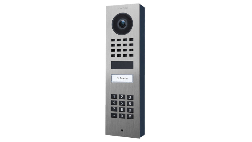 DoorBird Smart Home IP Video Türstation D1101KV Aufputz, Edelstahl V4A, mit Keypad, WLAN