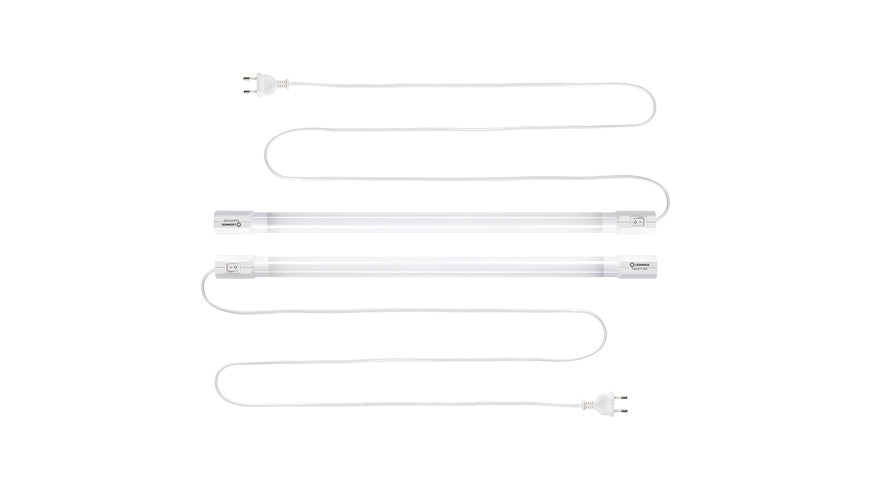 LEDVANCE 2er-Set 19-W-LED-Leuchte TubeKit 1200, 4000 K, 1,8-m-Zuleitung und An-/Aus-Schalter, 120 cm