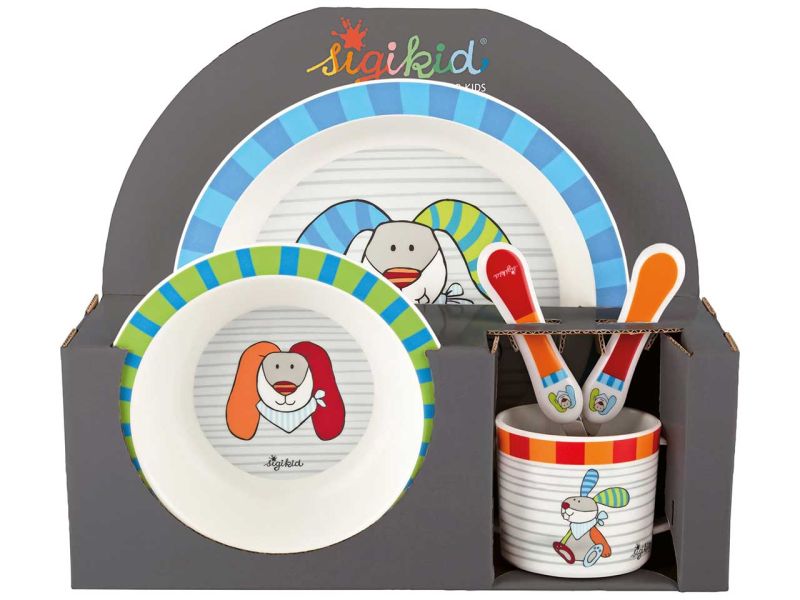 sigikid Geschirr-Set Hase »Ringel Dingel« Kinderbunt