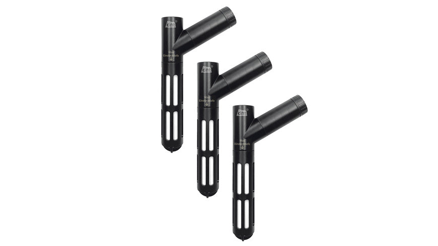 dnt 3er-Set Funk-Bodenfeuchtesensor für WLAN-Wetterstation WeatherScreen PRO, DNT000019