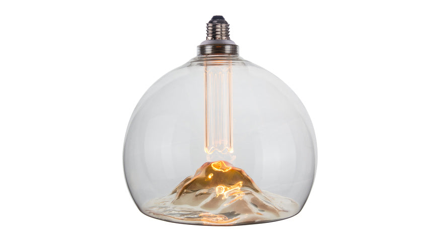 ENOVALITE LED Filament Leuchtmittel, MOUNTAIN, Globe, E27, 3.5W, 120lm, 1800K, dimmbar