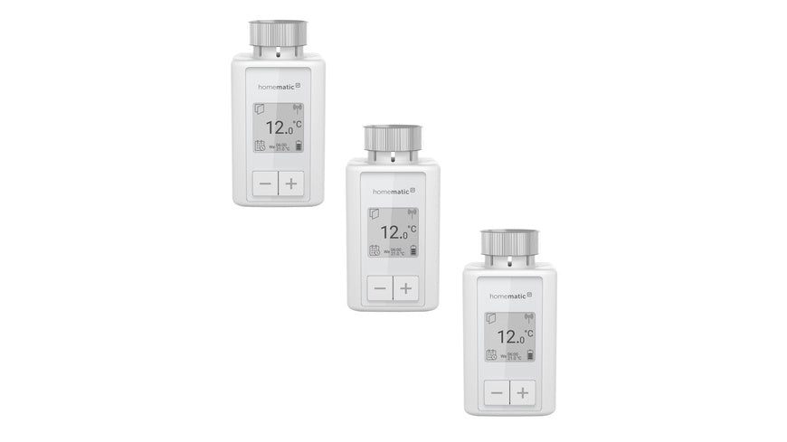 Homematic IP Smart Home 3er-Set Heizkörperthermostat HmIP-eTRV-F