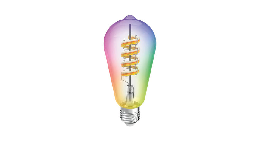 Hama Smart Home LED-Lampe, E27, Filament, RGBW, dimmbar, WLAN, Matter