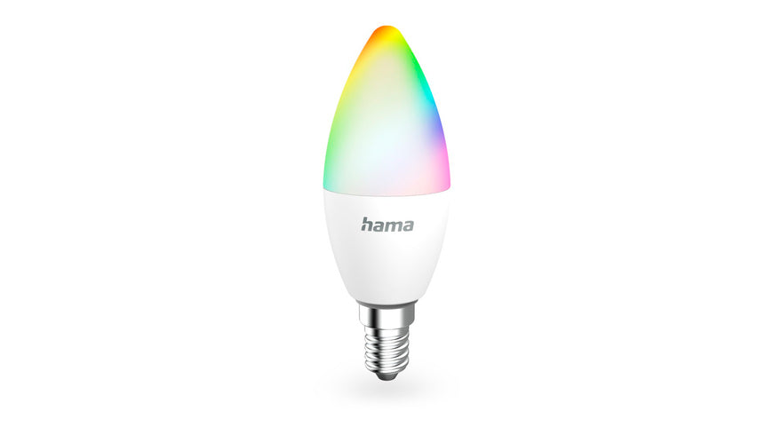Hama Smart Home LED-Lampe, E14, RGBW, dimmbar, WLAN, Matter