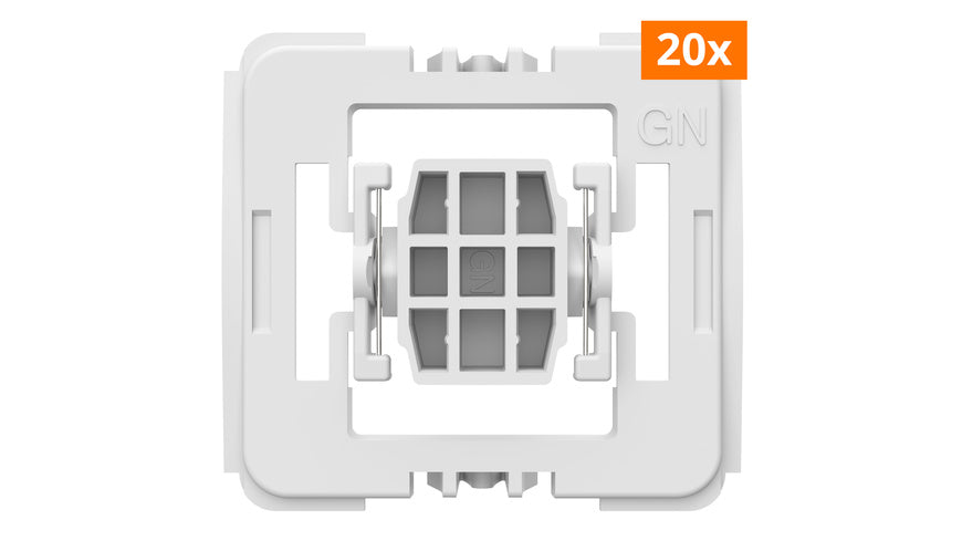 Homematic IP Adapter Gira neue Generation, 20er Pack, HmIP-ADA-GN