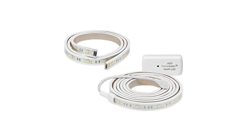 Homematic IP Smart Home Set Licht, Lightstrip, 3 m (2 + 1 m)