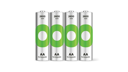 AA Akku GP NiMH 2600 mAh RECYKO, 1,2V 4 Stück