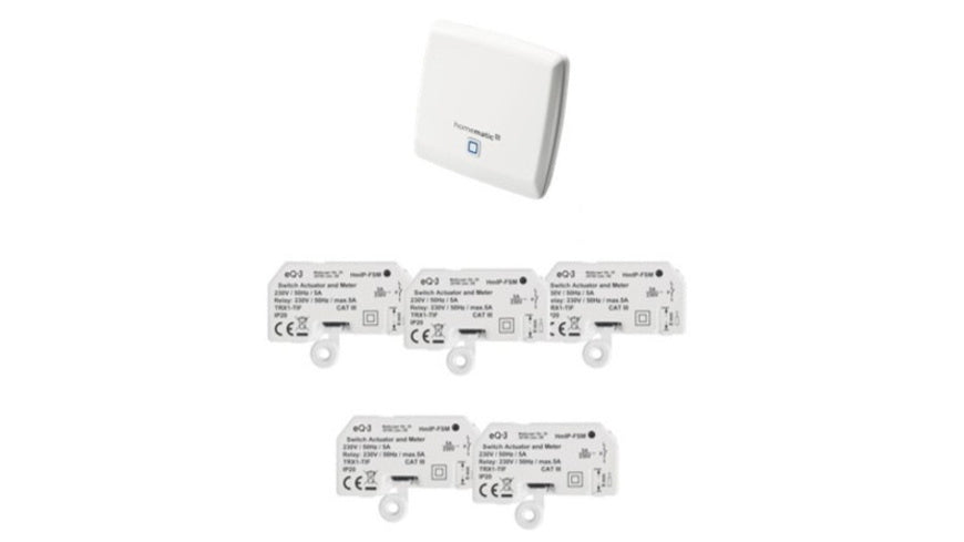 Homematic IP Smart Home Starter Set Schalten, Messen, HmIP-HAP und HmIP-FSM