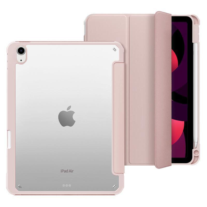 eSTUFF New York Pencil-Case für das iPad 10. Generation, 10.9" - Pink/Clear (Bulk)