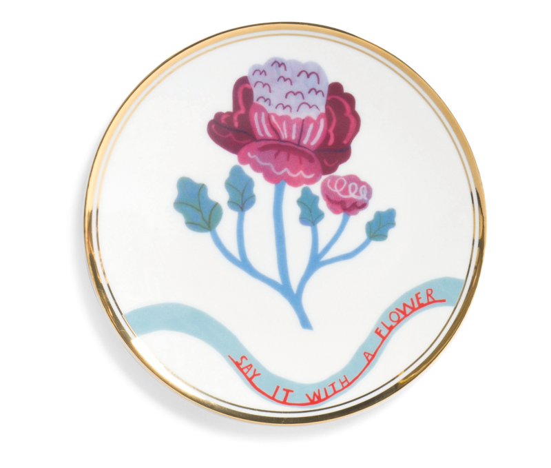 Teller klein Geranie Bitossi 15 cm