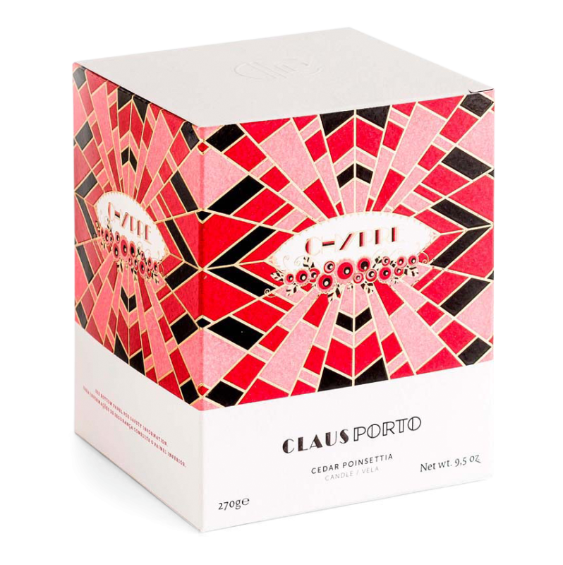 Kerze Chypre Cedar Poinsettia 270g