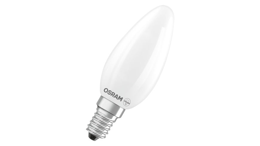 Osram LED Classic B 40, Filament, EEK B, 2,5 W, 470 lm, E14, dimmbar, warmweiß, matt