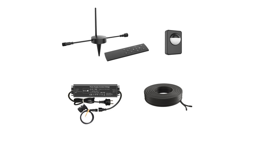 Die Bold Set 24V-Garten Groß, Controller, Kabel, Sensor