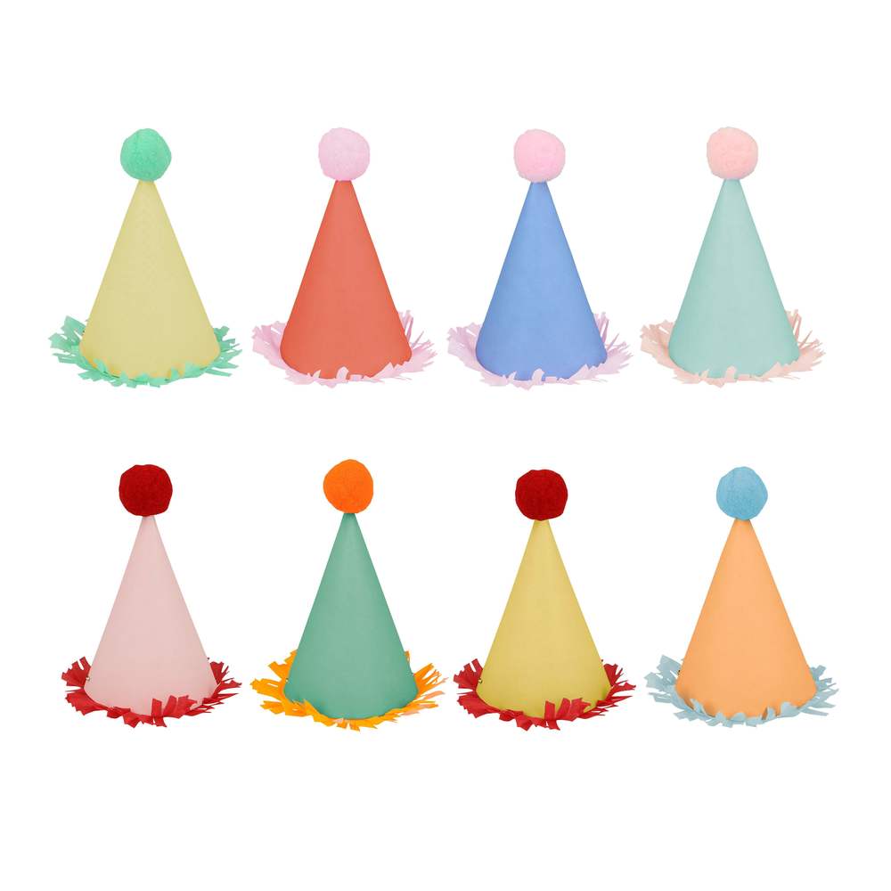 Kunterbunte Mini Partyhüte