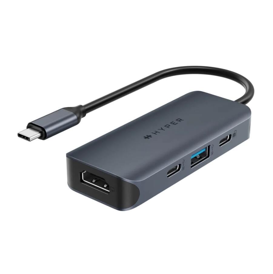 Hyper® HyperDrive EcoSmart™ Gen.2 Universal USB-C® 4-in-1 Hub w 100 W PD Power Pass-thru