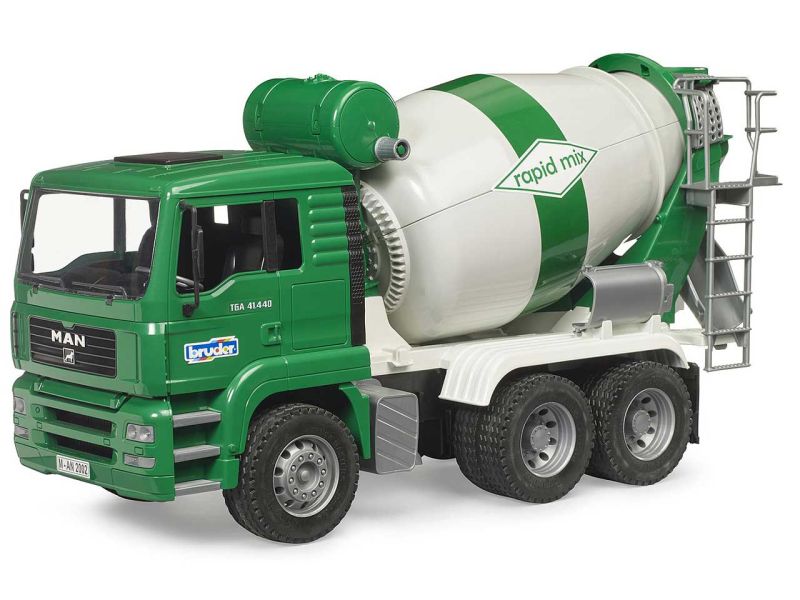 BRUDER MAN TGA Betonmisch-LKW (ohne Light & Sound Modul), grün