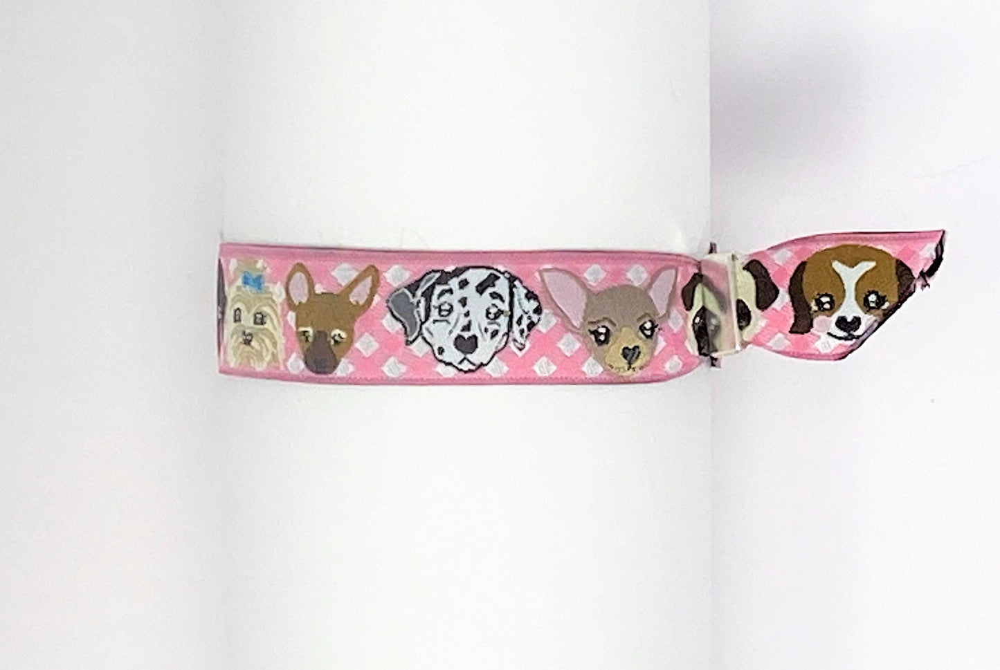 Einlassband Hunde rosa