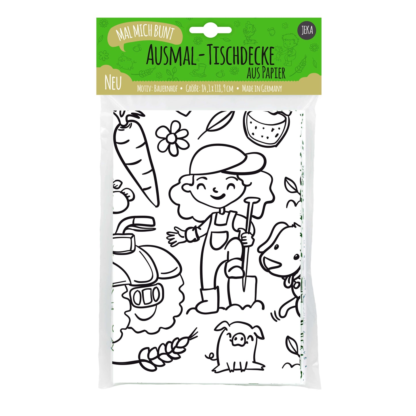 Tischdecke zum Ausmalen "Bauernhof"