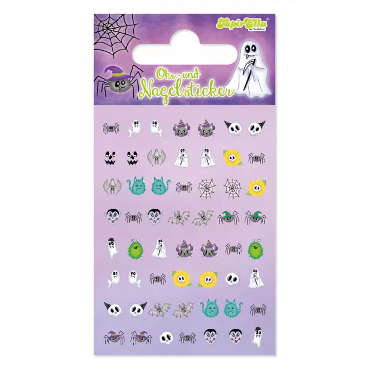 Ohr- und Nagelsticker Halloween