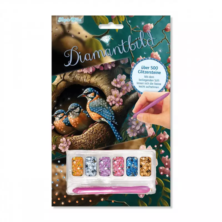 Diamantbild Eisvögel