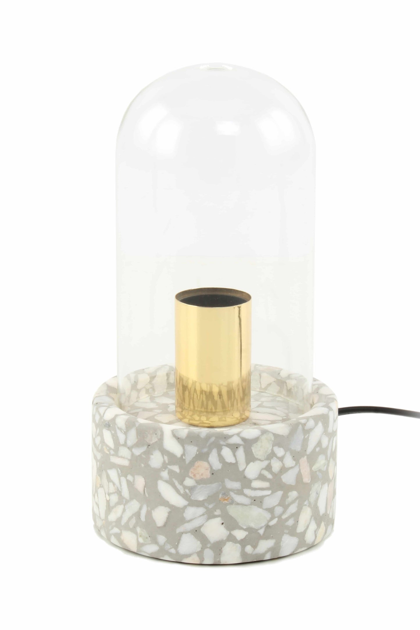 Tischlampe Curacao 725 Grau / Weiß