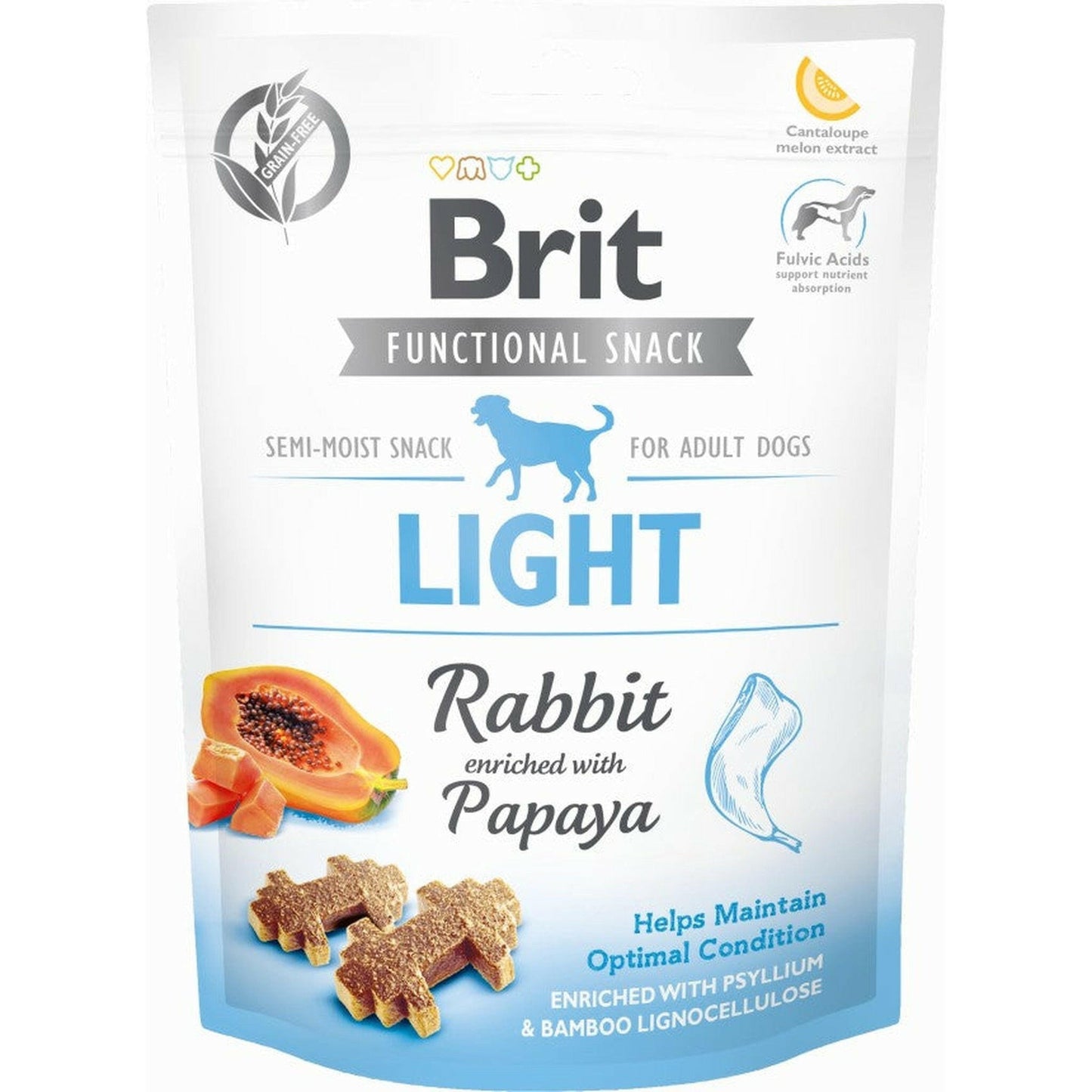 Brit Functional Snack Light Rabbit + Papaya 150g