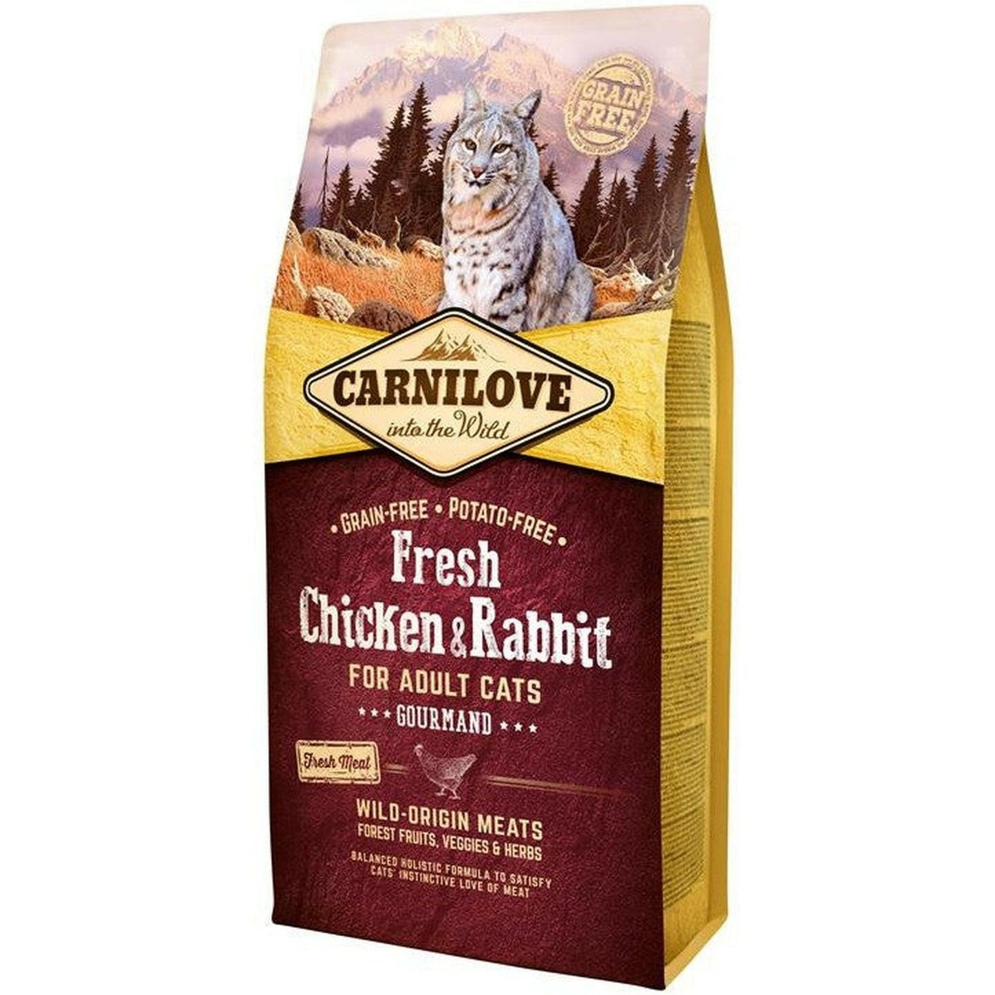 Carnilove Cat Adult Fresh - Chicken & Rabbit/Gourmand