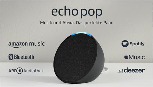 Echo Pop - Smarter Bluetooth-Lautsprecher mit Alexa