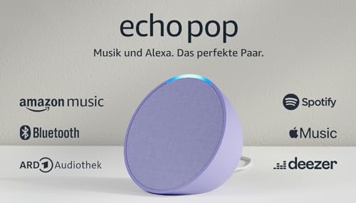 Echo Pop - Smarter Bluetooth-Lautsprecher mit Alexa