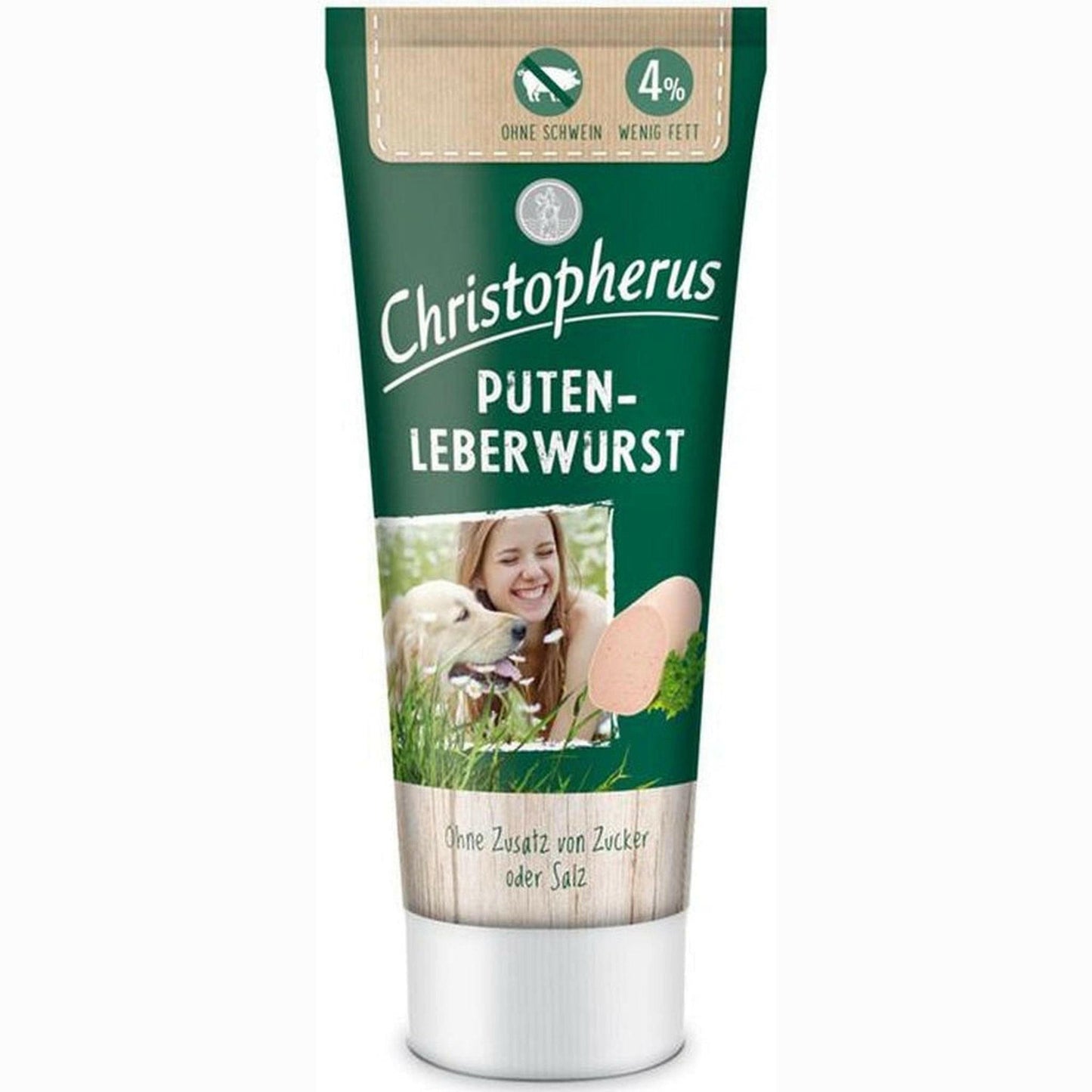 Christopherus Snack Putenleberwurst 12x75g