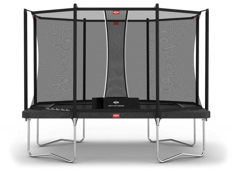 BERG Trampolin Ultim Favorit Regular 330 Grey mit AirFlow inkl. Sicherheitsnetz Comfort