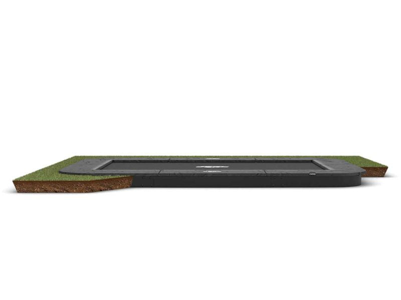 BERG Trampolin Ultim Champion Sports FlatGround 330 Grey mit AirFlow Pro