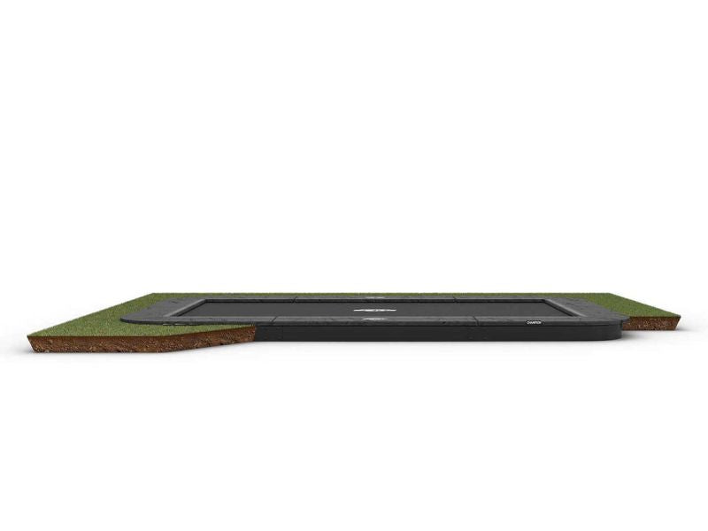 BERG Trampolin Ultim Champion Sports FlatGround 500 Grey min AirFlow Pro