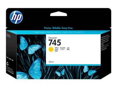 HP 745 Tintenpatrone gelb 130 ml