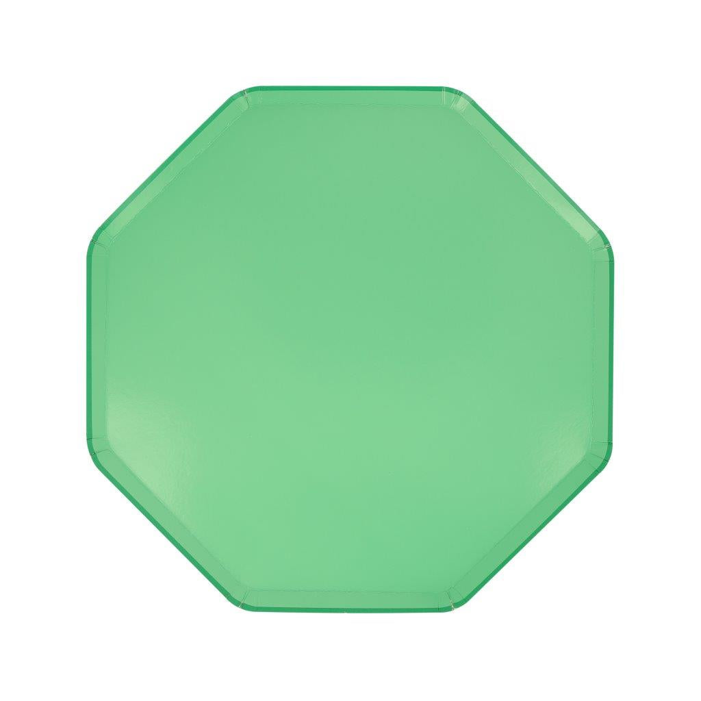 Emerald Green Pappteller klein