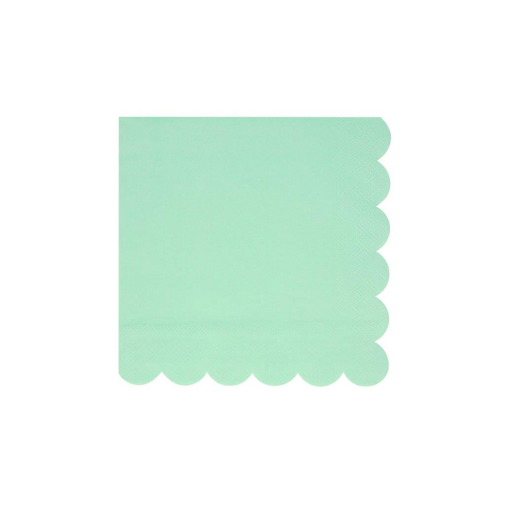 Sea Foam Green Servietten klein