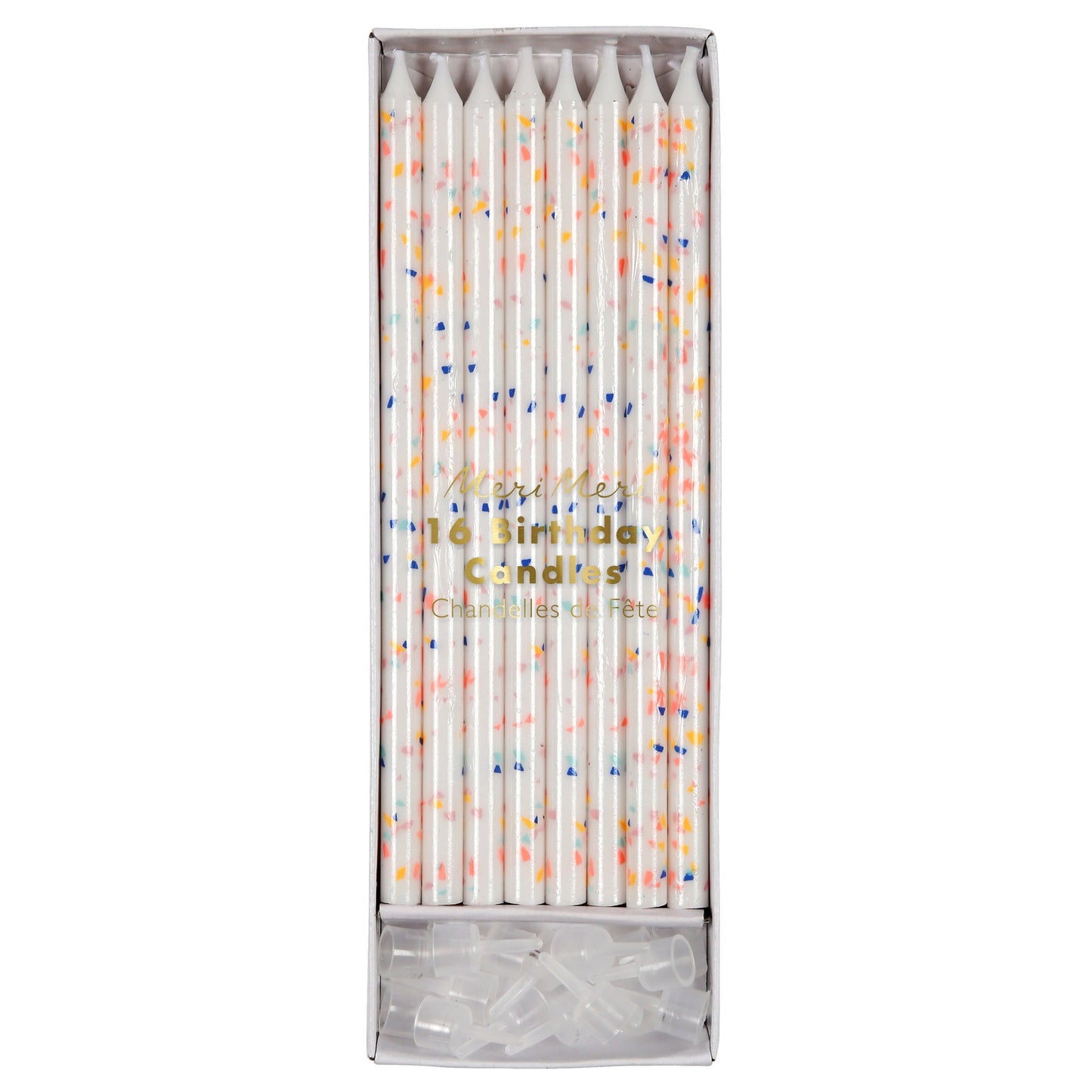 Neon Confetti Kerzen