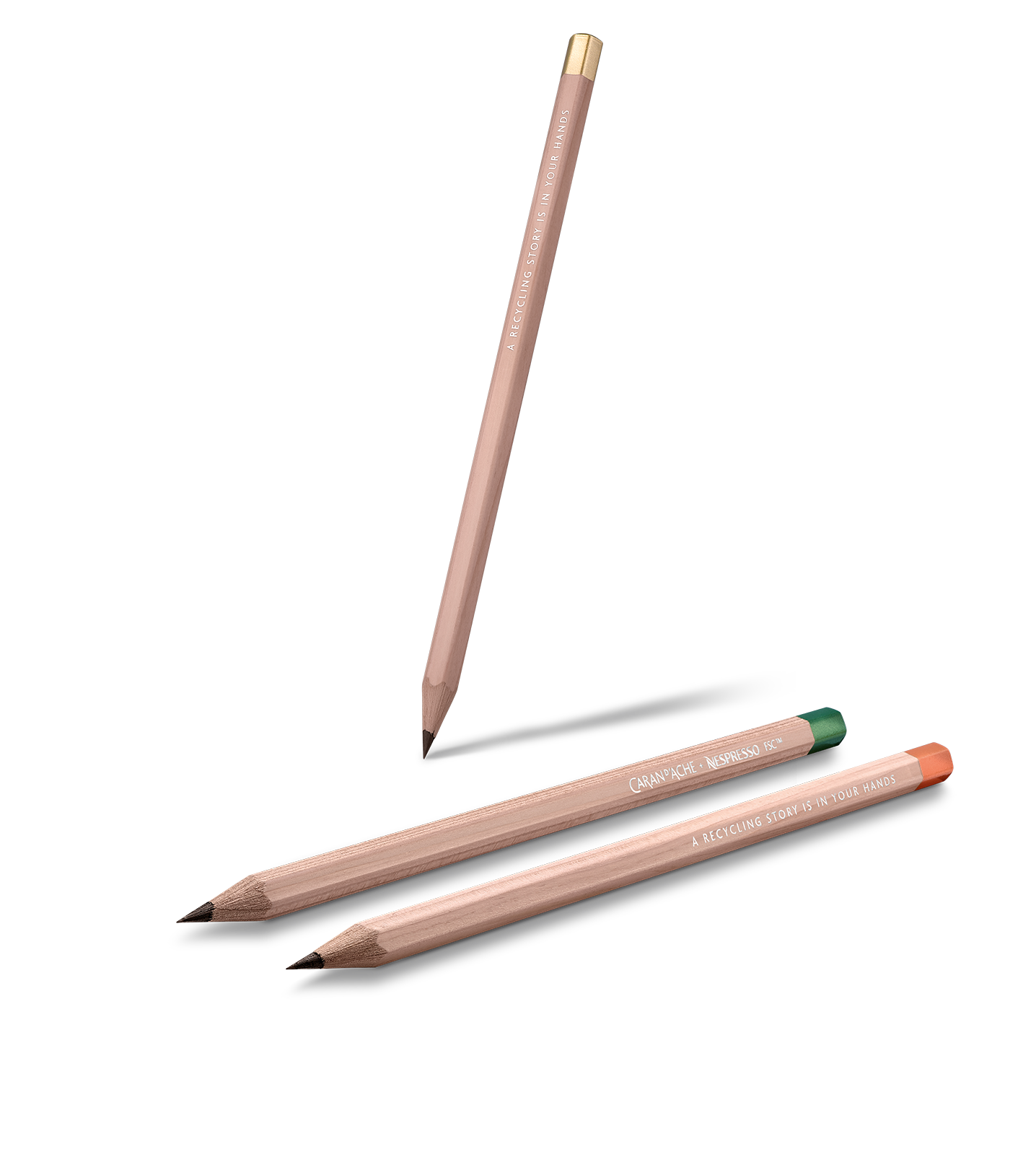 Nespresso Caran D'Ache 3er Bleistift-Set 2nd Edition